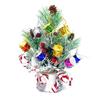 Tambor Pequeño Navideño Transfronterizo Decoraciones para Árbol de Navidad 2.5cm-5cm Tambor Pequeño de Cobre Láser 12 Piezas Decoración de Atmósfera Navideña
