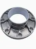 Flange com Ranhura Revestida de Plástico para Abastecimento de Água Doméstica e Conversão de Tubulação de Água Potável, Peça de Flange com Revestimento de Plástico, Cor Prata Galvanizado