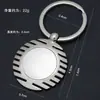 Pingente chaveiro de metal moda negócios cartão único chaveiro de carro anti-perda chaveiro presente prático chaveiro com gravação de LOGOTIPO