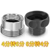Adaptador de Grifo de Lavadora de 4 Puntos a 6 Puntos Completamente de Cobre Espesor Aumentado Alargado Rosca Macho y Hembra Diámetro Reducido Conexión Directa para Manguera de Agua
