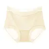 Seda de Hielo Ultra Fina 100kg Nuevo Verano Ultra Fina Transpirable Seda de Hielo Seda Antibacteriana en la Entrepierna Talla Grande Ropa Interior de Seda de Hielo para Mujeres