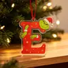 Colgante de Letra Acrílica Monstruo Peludo Verde Navideño Transfronterizo 2 Estilos Adorno de Árbol de Navidad Decoración de Regalo Festivo Transfronterizo