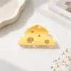 Pinza para el pelo con forma de queso para mujer 2026 Nuevo Lindo Pin de tiburón Tamaño pequeño para cabello fino Peinado semi-recogido Pasador para mujer Parte posterior de la cabeza