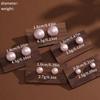 Pendientes de Perla para Mujer Diseño de Nicho Elegantes Pendientes Hebilla para Oreja 2024 Nuevos Pendientes de Moda Explosiones Primavera y Verano