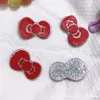 Parche de Lazo Rosa de Gatito para Manualidades de Resina Gato Kt Accesorios Populares para el Cabello Accesorios para Fundas de Teléfono Móvil