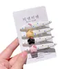 Pin para el Cabello Kt de Cinco Estrellas Dulce y Lindo, Pin de Lunares, Accesorio para el Cabello, Pin para Flequillo y Mechones Laterales, Pin Lateral, Pin de Pato, Adorno para el Cabello