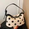 Moda Transfronteiriça Versátil Casual Tendência 2026 Nova Primavera/Verão Super Popular Bolsa Design de Nicho Ombro Único Transversal Bolsa Dumpling