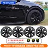 Adecuado para Model Y/3 Tesla Nueva Versión Cubierta de Cubo de Rueda Negra Accesorios 19 pulgadas Modificación Original