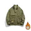 Chaqueta patchwork de cuello alto para hombre, adecuada para uso en exteriores, uso diario, trabajo, desplazamientos y como opción de abrigo cálido, grueso y a prueba de viento para adolescentes.