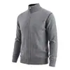 Suéter cárdigan para hombre, nuevo estilo otoño/invierno, marca trendy americana, suéter de punto con cuello alto, prenda exterior casual y holgada para hombre