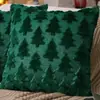 Fundas de Almohada Navideñas y de Pascua Más Vendidas Transfronterizas, Fundas de Almohada Jacquard Frescas Tridimensionales, Decoración Sencilla de Pascua