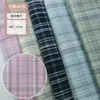 Tecido Xadrez Tingido na Massa com Textura Bolha, Pronto para Estoque para Primavera e Verão, Toque de Têxtil para Casa, Roupas para Homens e Mulheres, Camisas, Acessórios de Cabeça
