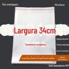 Saco adesivo OPP Impressão embalagem plástica transparente para roupas saco auto selante camada dupla 5 silk largura 34cm