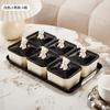 HD Acessível Luxo High-End Bandeja de Lanches Lanche Mesa de Centro Sala de Estar Exquisita Caixa de Frutas Secas de Plástico Doméstica Bandeja de Frutas Secas de Alto Valor