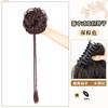 Peruca Novo Estilo Chinês Pacote de Cabelo Trança Presilha Agarradora Rabo de Cavalo Torcido Trança Bola Pacote de Cabelo Presilha Agarradora Hanfu Antigo Trança Boxeadora