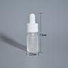 Em estoque frasco transparente fosco para óleo essencial 5ml sub-frasco de líquido original sub-embalagem de essência frasco de vidro frasco vazio frasco conta-gotas