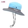 9002 sombrero de sol de verano para niñas para exteriores agujero para coleta sombrero de pescador sombrero de sol protector solar gorra de montañismo transpirable padre-hijo