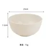Tazón de Arroz de Paja de Trigo Transfronterizo 15cm Tazón de Arroz y Sopa para Comedor Estudiantil Cocina Casera Tazón de Fideos Instantáneos de PP Set de Tazones de Regalo