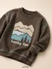 Conjunto de Ropa de Otoño para Niños 2026 Nuevo Estilo Coreano Sudadera Casual Sudadera de Primavera y Otoño Chico Guapo Elegante Moderno