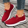 Zapatos Deportivos Casuales para Mujer, Estilo Nuevo, Sin Cordones, Suela Gruesa, Caña Baja, Talla Grande, Multicolores, Gamuza, Transfronterizos