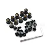 Tornillos para Motocicleta 5mm Tornillos para Parabrisas Tornillos Decorativos Fijos Especiales para Parabrisas de Motocicleta 10 Piezas