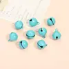 Accesorios de 14 mm de Colores en Forma de Campanilla Pequeña Piezas para Joyería DIY Llavero Campana para Mascotas Adorno Navideño