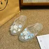 Zapatos de Gel Populares Coreanos Japoneses Accesorios Crocs Zapatos de Cristal Transparentes Decoración Venta Caliente Flor DIY Flor para Zapatos Hebilla para Zapatos Mujer