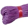 Suministro de fábrica cuerda de cera redonda de 1 mm color negro y blanco cuerda de algodón cuerda para etiquetas de cera cuerda trenzada cinta grande favorablemente
