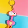 Llavero Colgante Muñeco Animal Dibujo Animado Ojos Grandes Jirafa Rey León Llavero para Bolso Pequeño Regalo Temático Mayoreo