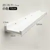 Estante de Pared de Madera Maciza para Sala de Estar, Comedor, Dormitorio, Estante Decorativo para Pared de Fondo Montado en la Pared, Estante Recto para Uñas