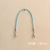Línea de cera de color de Corea del Sur pulsera corta de 15 cm doble cabeza cierre de langosta cuerda con colgante accesorios para joyería DIY
