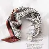 Bufanda Perezosa Hebilla Magnética Nueva Bufanda de Seda Colgante Cadena Fina Primavera y Verano Collar de Perlas 2025 Colgante Clavícula para Mujer