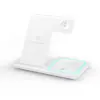 Cargador Inalámbrico Plegable Popular Tres en Uno Adecuado para iPhone 17 Luz Ambiental Soporte de Carga Inalámbrica Vertical de Escritorio