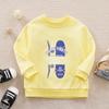 Sudadera delgada de manga larga para niños de primavera y otoño, Top unisex tipo jersey para bebé, Camiseta básica, Manga larga de primavera y otoño