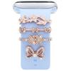 Pulseira de Silicone Universal para Apple Watch com Anel Decorativo para Apple Watch