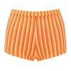 Traje de baño especial para mujer, Bikini sexy de encaje a rayas naranjas, Traje de baño para aguas termales para senos pequeños, Tres piezas estilo coreano para aguas termales