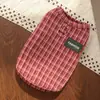 Ropa de Otoño e Invierno a Cuadros Retro de Terciopelo Alemán Etiqueta Negra para Perros y Gatos Mascotas para Teddy, Bichón y Perros Pequeños para Viajes Diarios y Uso Transfronterizo