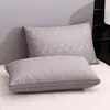 Par de Almohadas de Hotel de Plumas y Terciopelo con Núcleo de Alta Resiliencia Almohada Individual para Adultos para el Hogar Ayuda para Dormir Núcleo de Almohada