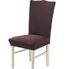 Funda de silla de color liso versión inglesa transfronteriza, funda universal para silla de comedor de sala de estar, restaurante, bar, elástica, venta al por mayor