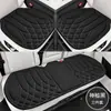 Novo Conjunto de Almofadas para Assento de Carro com Fibra de Látex Integrada em Formato de Alga, Respirável e Antiderrapante, Conjunto de Três Peças para Todas as Estações