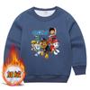 Ropa para niños Wang Wang, suéter de algodón de cuello redondo para niños, abrigo cálido para bebés, además de jersey acolchado de terciopelo, venta al por mayor