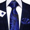 Novo Conjunto de Gravata Social Masculina, Gravata Borboleta, Lenço de Bolso, Abotoaduras para Camisa Conjunto de 3 Peças, Atacado de Fábrica em Estoque