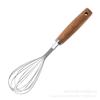Gadgets de Cocina Transfronterizos para el Hogar Batidor de Huevos con Mango de Madera Cuchara para Helado de Acero Inoxidable Cuchillo para Pizza Prensa de Ajo Set de Rallador
