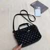 Bolsa de poá de nicho de verão para mulheres 2026 nova moda versátil bolsa transversal bolsa de mão requintada bolsa balde bolsa tote pequena