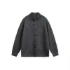 Ropa Vintage Yidao Otoño 2026 Nuevo Estilo Japonés Retro Old Money Suelto de Punto de un Solo Botón con Cuello Alto Abrigo Suéter