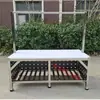 Mesa de Corte de Porco, Rack Suspenso para Carne de Açougue, Vitrine Refrigerada para Carnes Frescas de Supermercado Comercial, Bancada de Aço Inoxidável para Cortar e Vender Carne