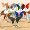 Adornos de Mariposa de Piedra Original de Cristal Natural Transfronterizos Adornos Decorativos Creativos de Alas de Mariposa Talladas Pulidas de Piedra Original de Cristal