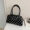 Bolso de mano de lunares estilo coreano 2026, un bolso casual y de moda para el trabajo, perfecto para el uso diario