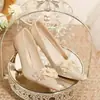 Nuevos Zapatos de Tacón de Aguja Puntiagudos 2024 para Vestido de Novia, Zapatos de Dama de Honor, Descuentos por Volumen Disponibles