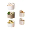 Caja de Almacenamiento Adorable de Oso de Dibujos Animados para Montar en la Pared para Cocina, Almacenamiento sin Taladro para Cebollas, Jengibre y Ajo, Almacenamiento de Pared Junto al Refrigerador, Azul